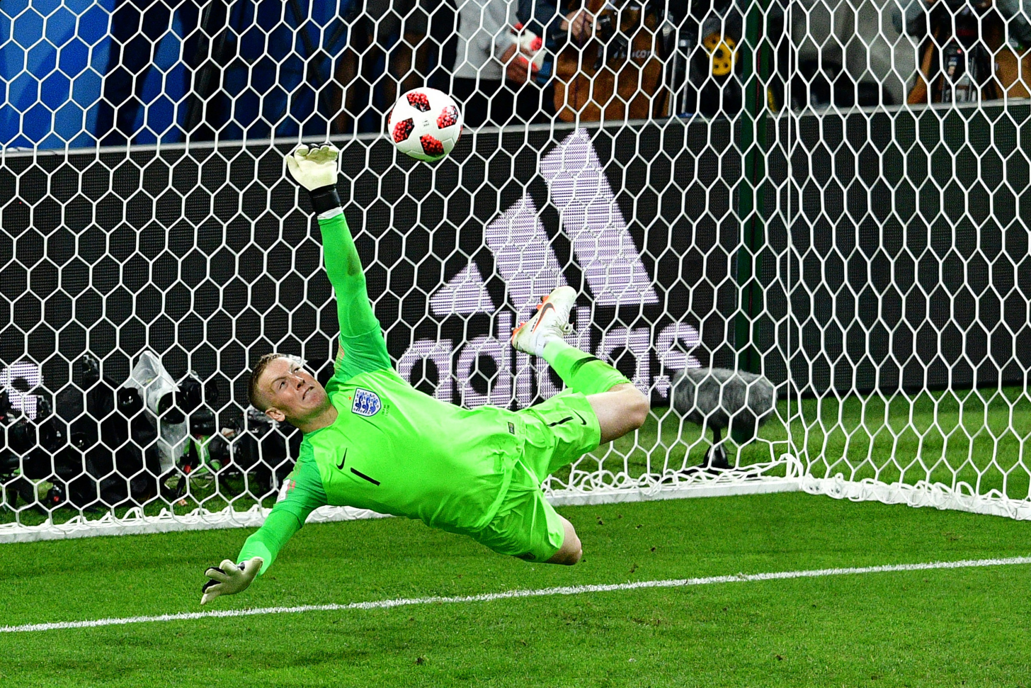 Jordan Pickford's save handed England the chance to win the dramatic last 16 encounter ©Getty Images