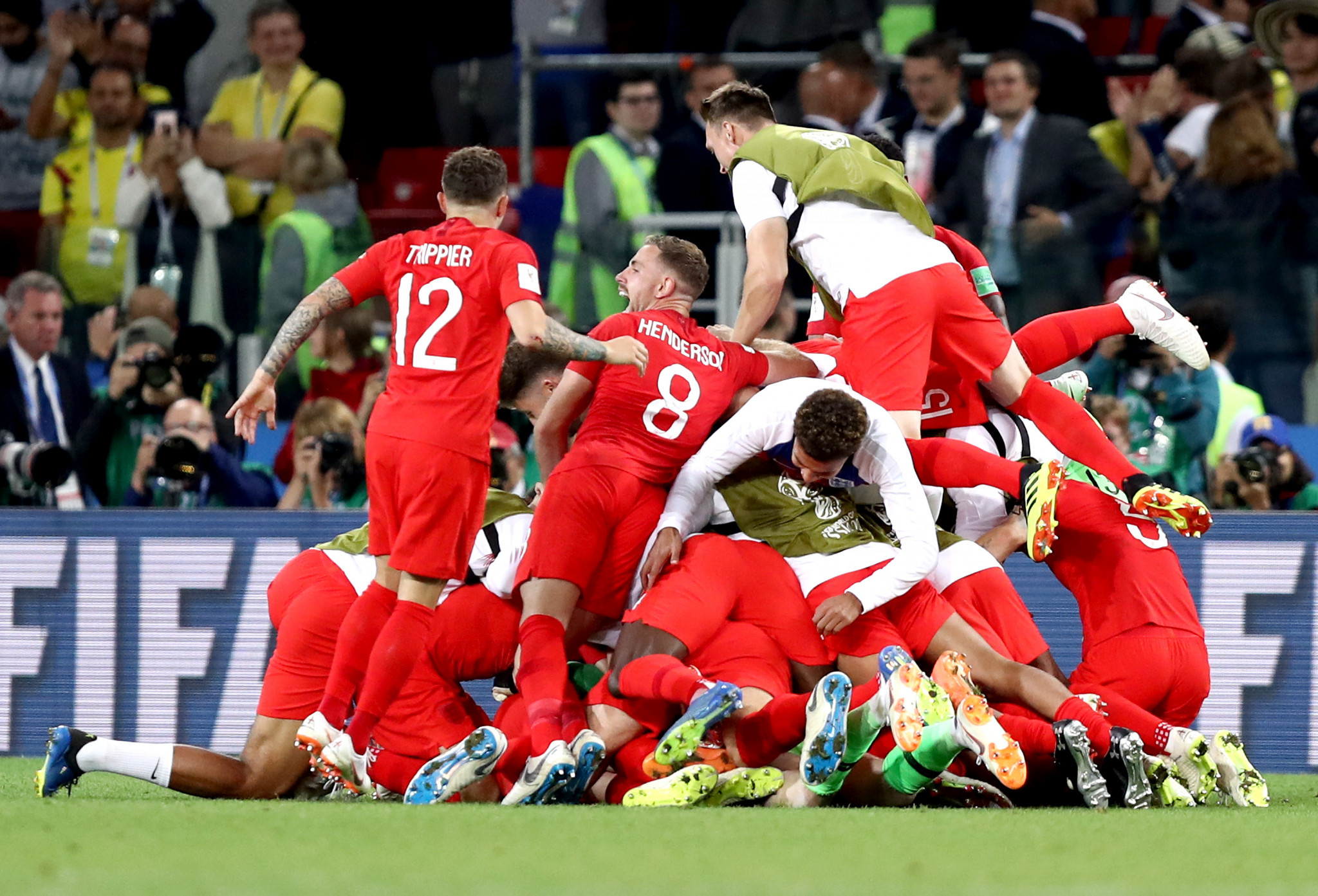 England beat Colombia in a tense penalty shoot-out ©Getty Images