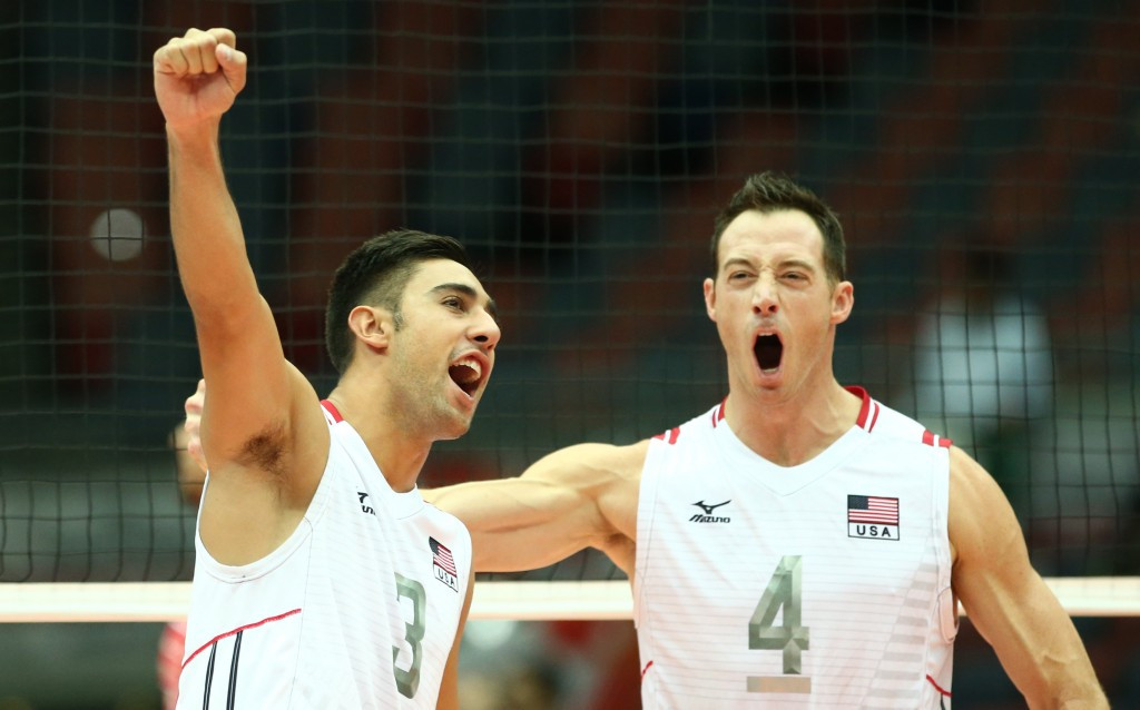 The United States picked up their seventh win of the FIVB Men's World Cup with a four-set victory over Iran ©FIVB