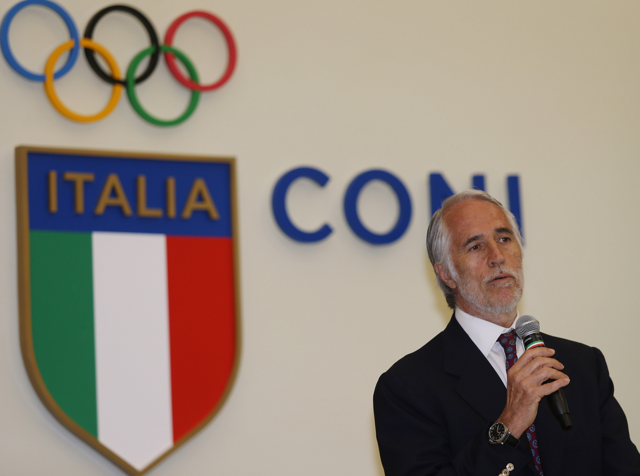 CONI and its President Giovanni Malagò have begun a week-long process to evaluate the three bids ©Getty Images
