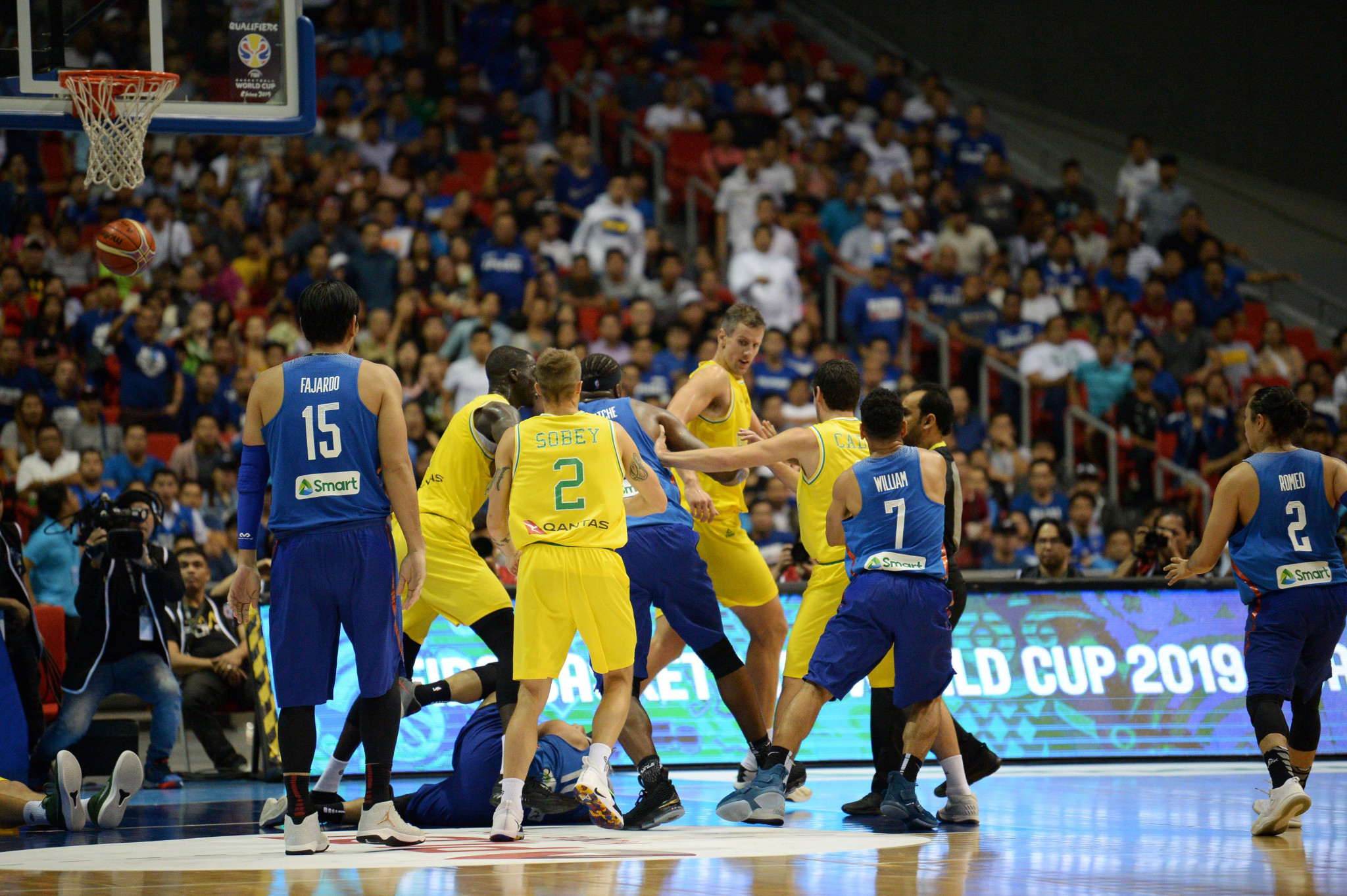 Australia and Philippines basketball federations continue to apologise following mass fight