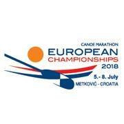 Junior and under-23 events took place on the first day of competition ©2018 ECA Canoe Marathon European Championships