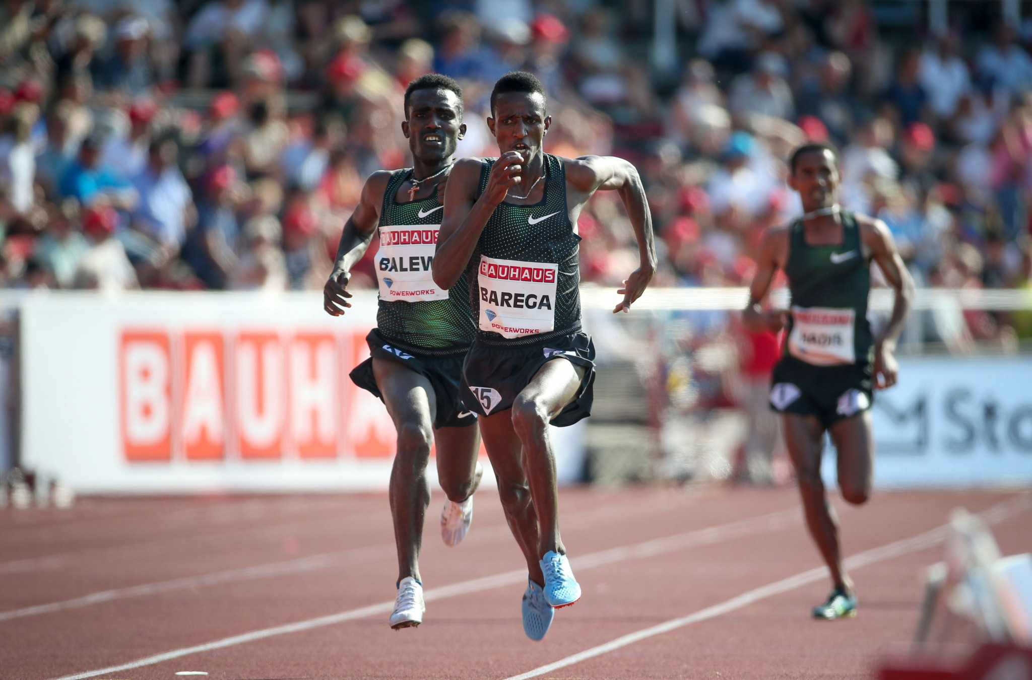 Selemon Barega. pictured in Stockholm, was hauled out of contention by fellow Ethiopian Yomif Kejelcha at tonight's IAAF Diamond League meeting in Lausanne ©Getty Images  