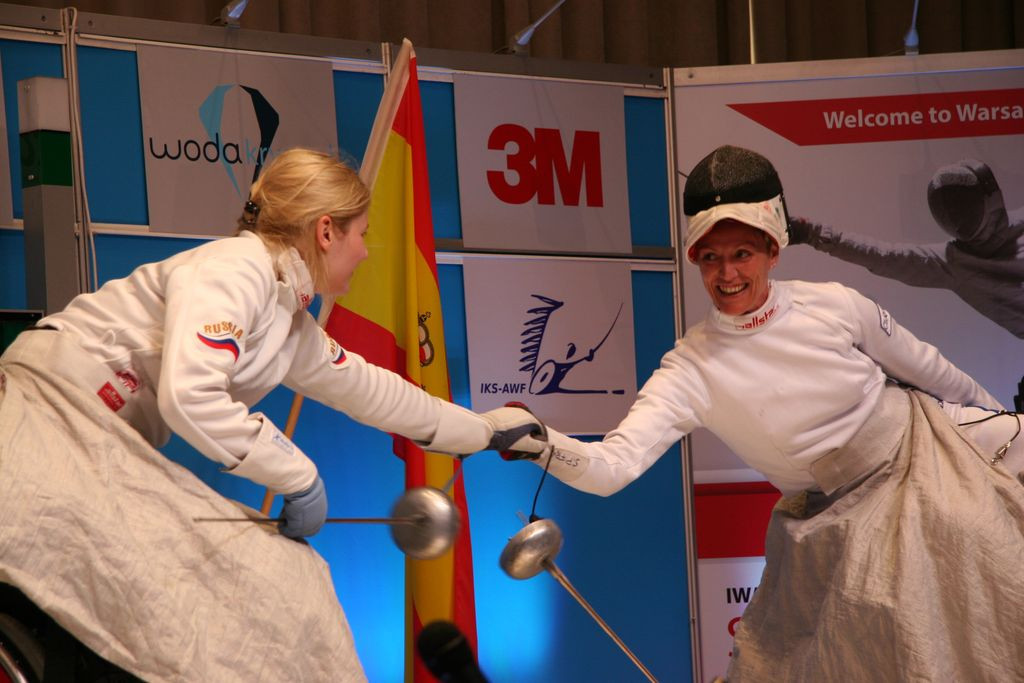 Women’s épée competition was held today ©Wheelchair Fencing/Twitter