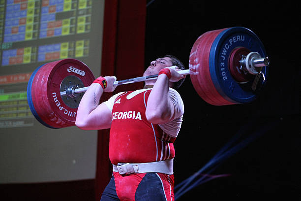 Georgia's Lasha Talakhadze competed at the 2013 IWF Junior World Championships and is now the reigning world and Olympic champion in the men's over-105kg category ©IWF