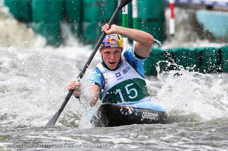 Heats action began at the slalom World Cup today ©ICF