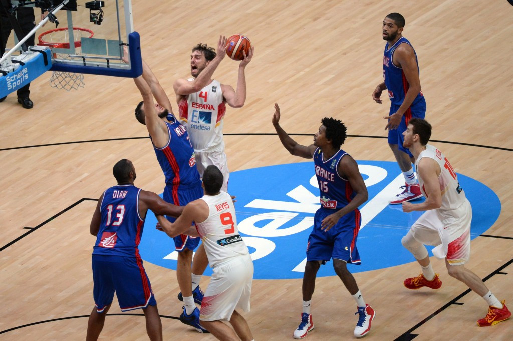 An inspired Pau Gasol guided Spain into the EuroBasket final ©AFP/Getty Images