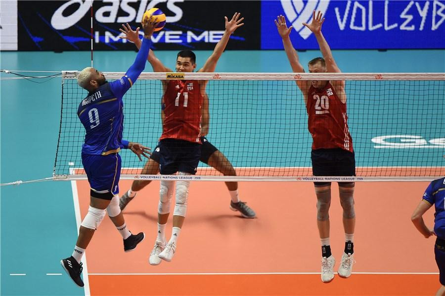 France edge United States in last four of Men's FIVB Volleyball Nations
