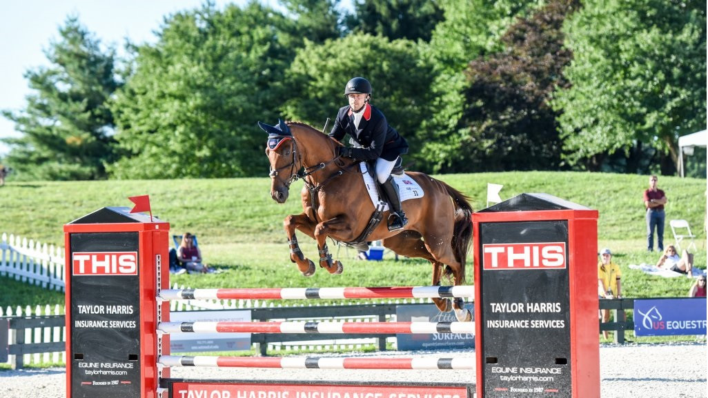 Ben Hobday has helped Great Britain head the team standings after the first two phases of the FEI Eventing Nations Cup event at The Plains in Virginia in the United States ©USEA/Leslie Mintz Photo