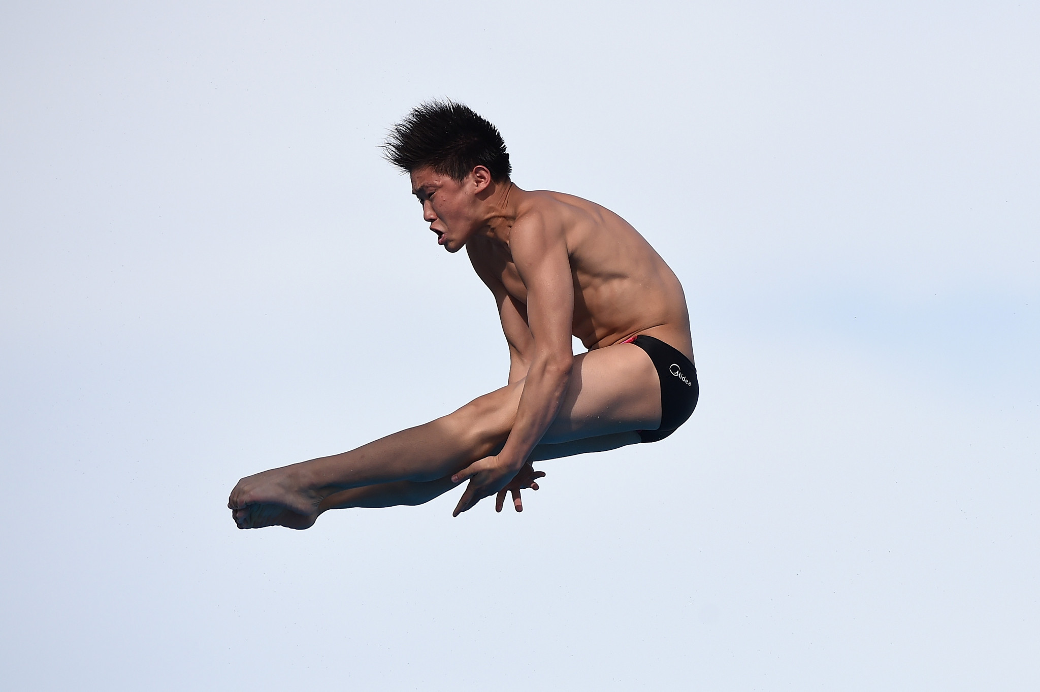 China's Tai Xiaohu won the men's 10m platform event ©Getty Images