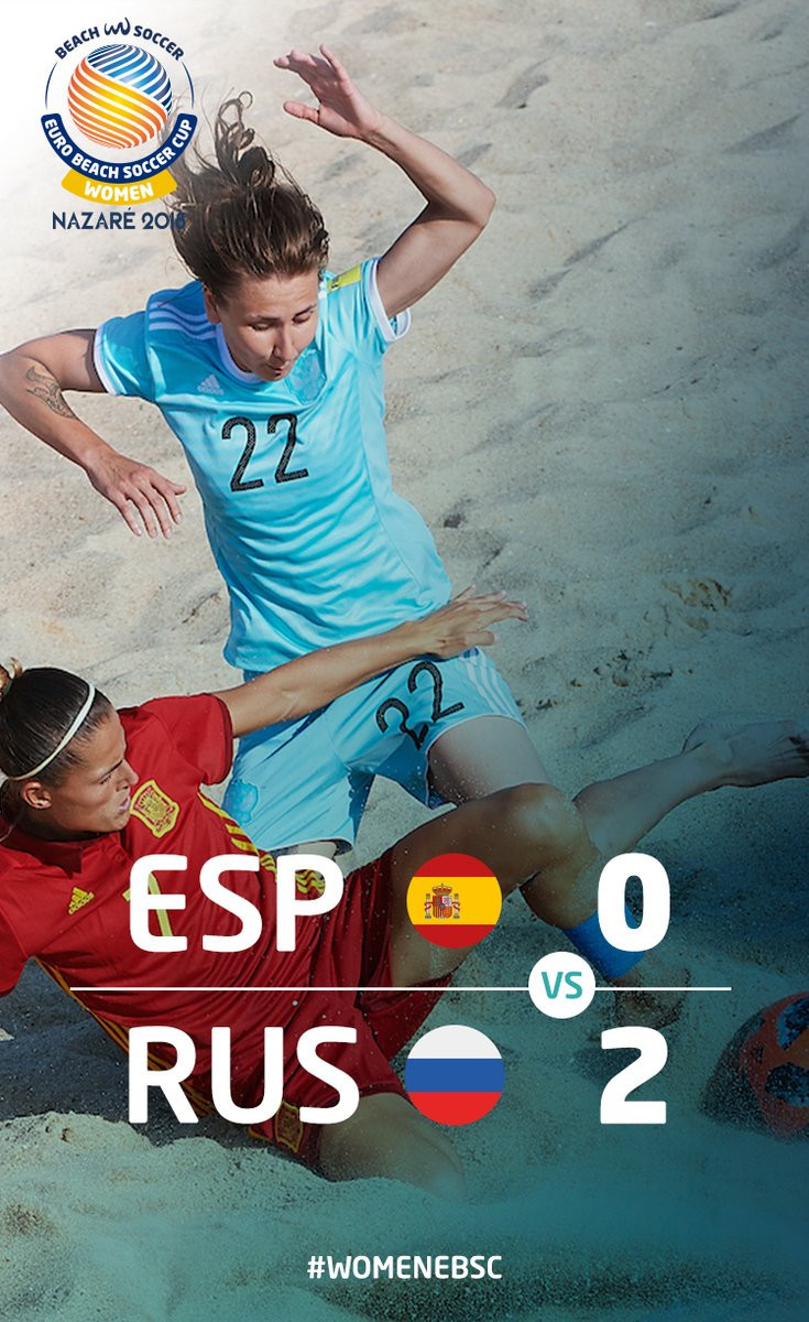 Russia beat Spain in Women's Euro Beach Soccer Cup final