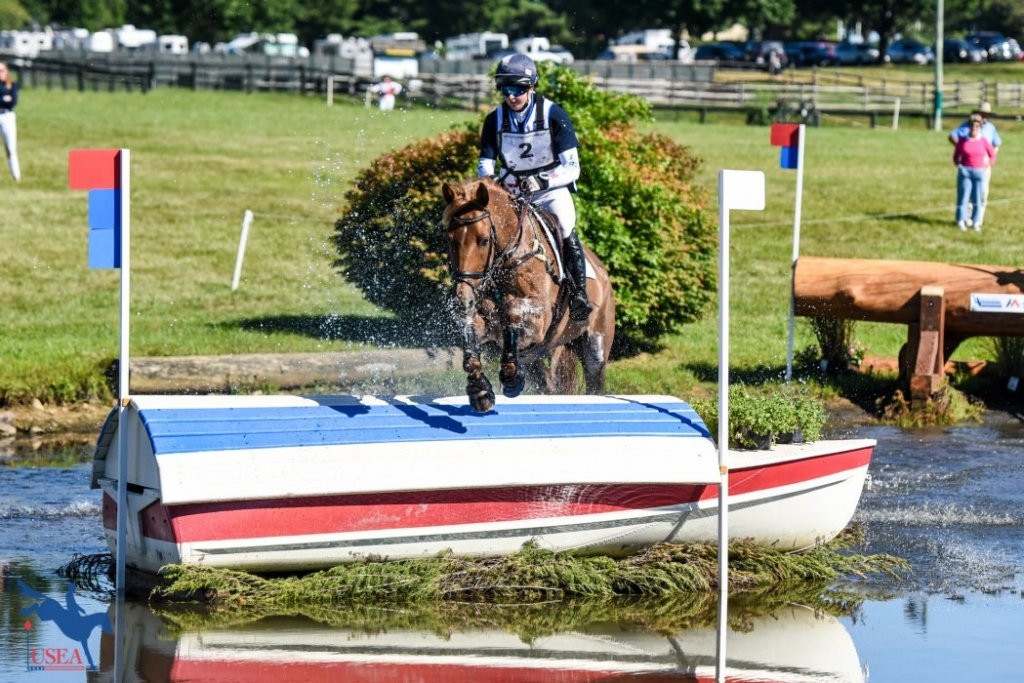 Georgie Spence was among the star performers for Britain at the event in Virginia ©USEA/Leslie Mintz Photo