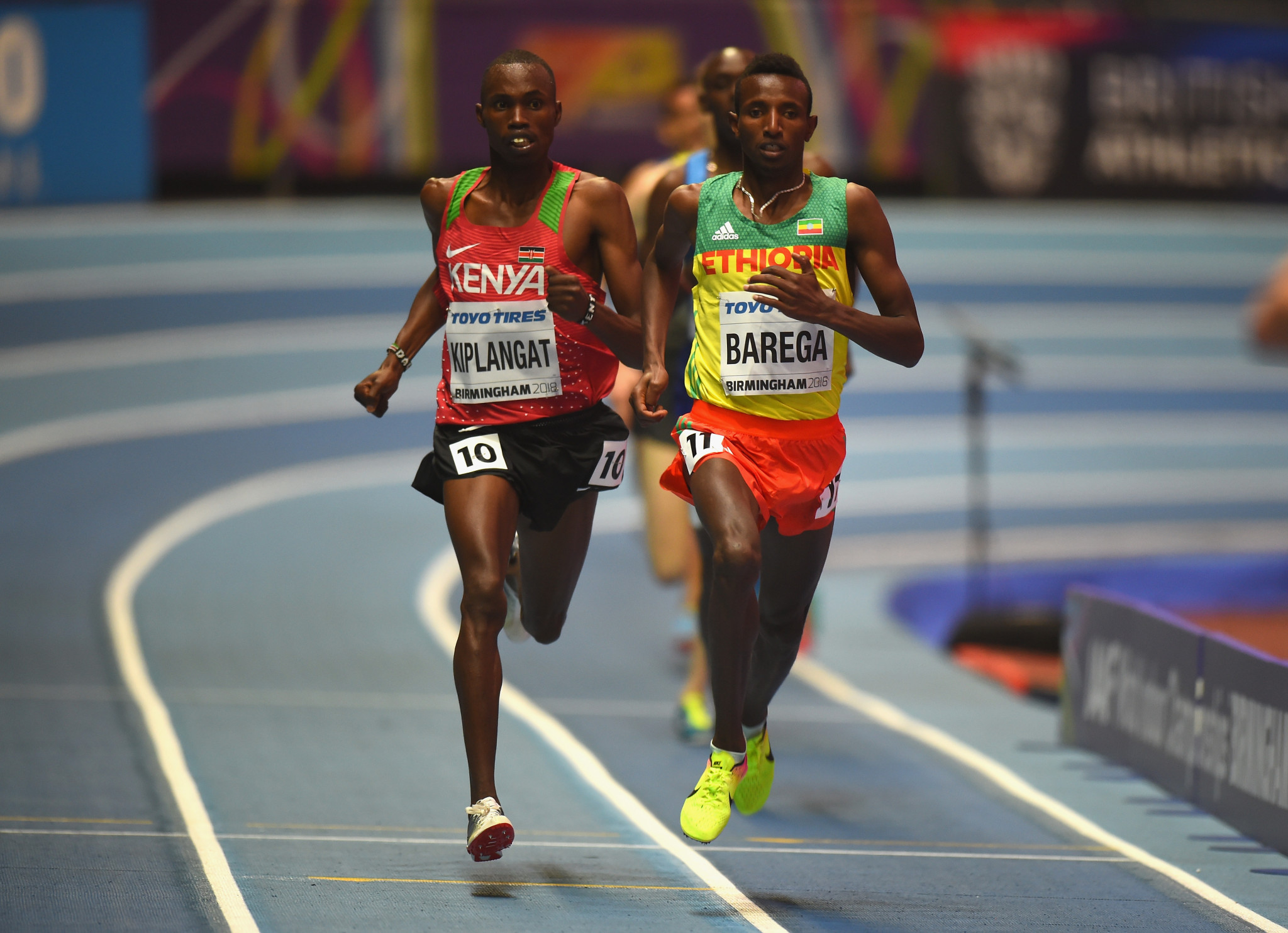Selemon Barega, right, is among top athletes set to compete ©IAAF