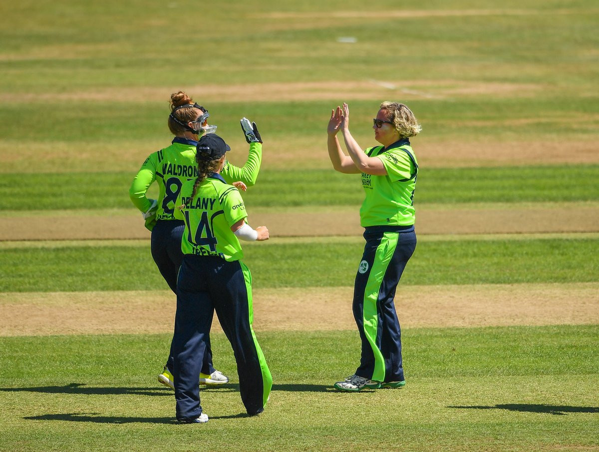 Ireland have progressed through to the semi-finals of the ICC Women's World Twenty20 qualifying tournament after an eight-wicket win over Uganda in The Netherlands today ©ICC/Twitter