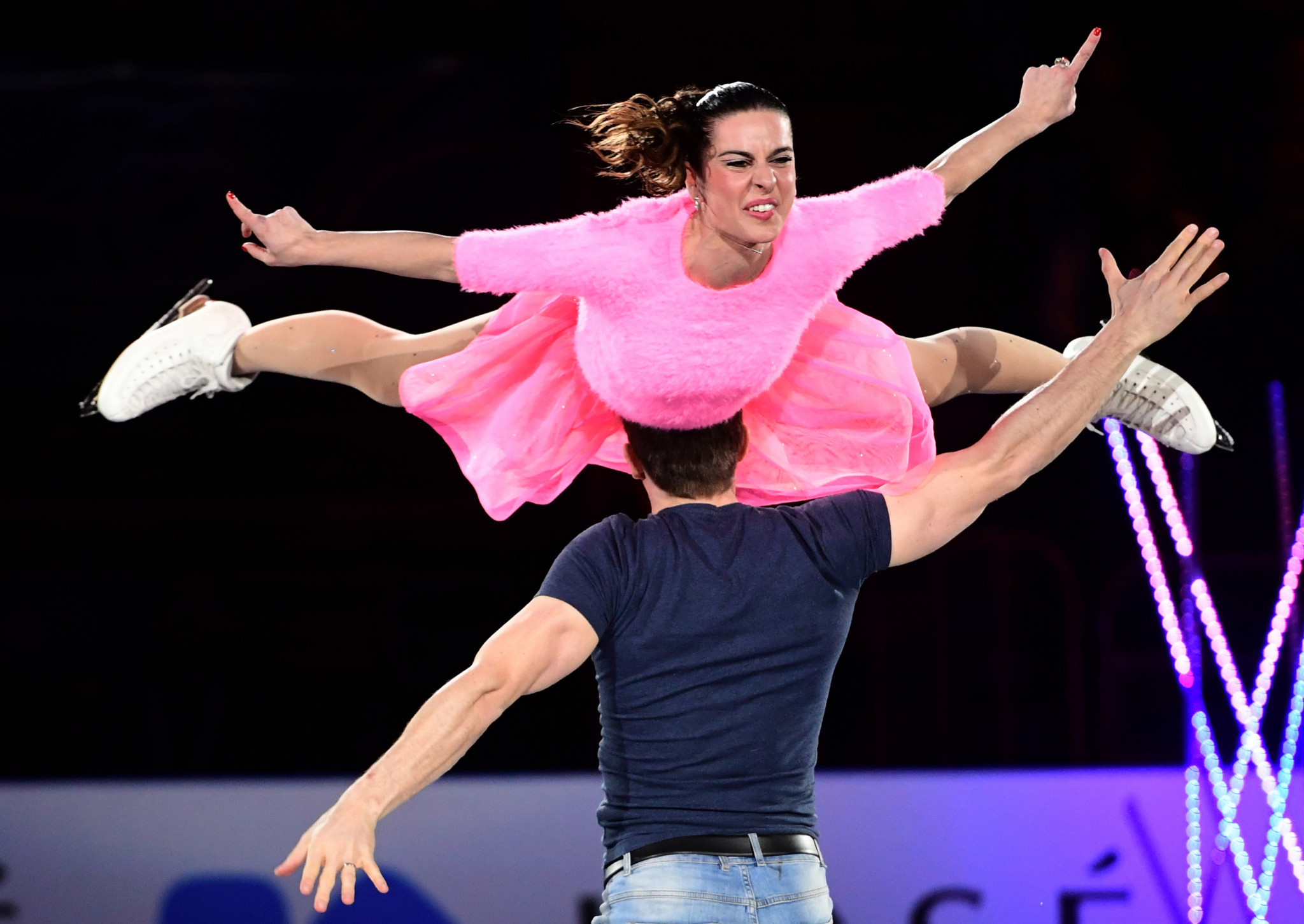Figure skater Valentina Marchei, top, is also among figures assessing the three bids ©Getty Images