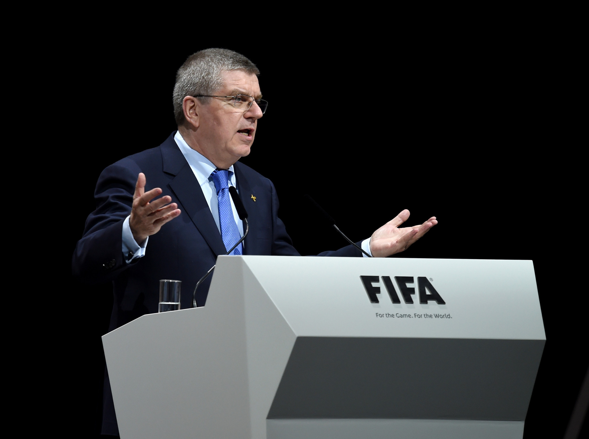 IOC President Thomas Bach will attend the FIFA World Cup final in Moscow ©Getty Images