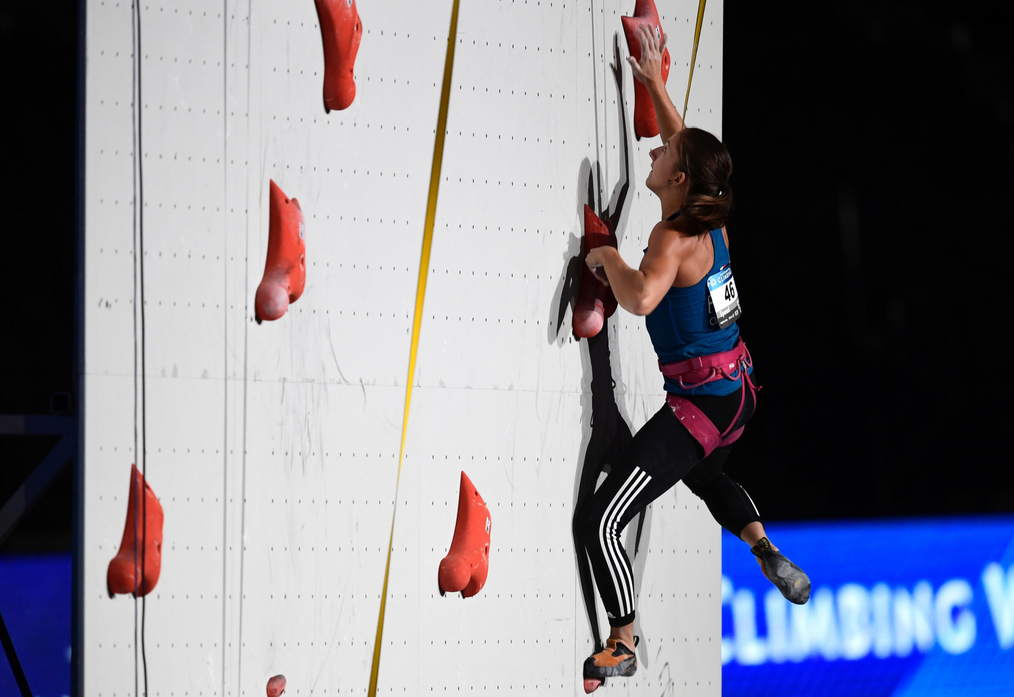 France's Anouck Jaubert will be among home stars competing in the latest round of the IFSC World Cup in Chamonix ©Getty Images