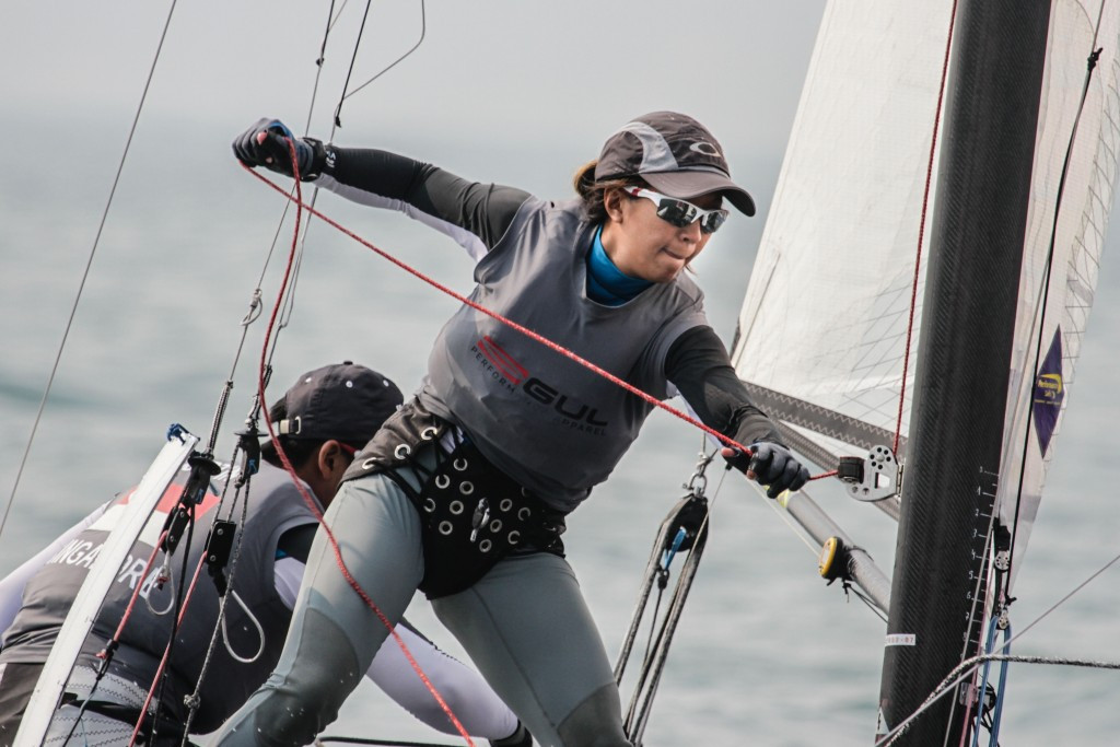 Singapore's Justin Liu and Denise Lim remain on course to seal a Rio 2016 berth ©ISAF