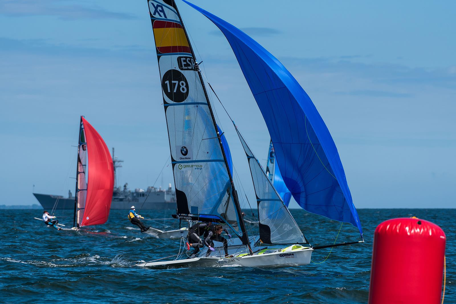 Spanish sisters rise into lead at 49erFX European Championships