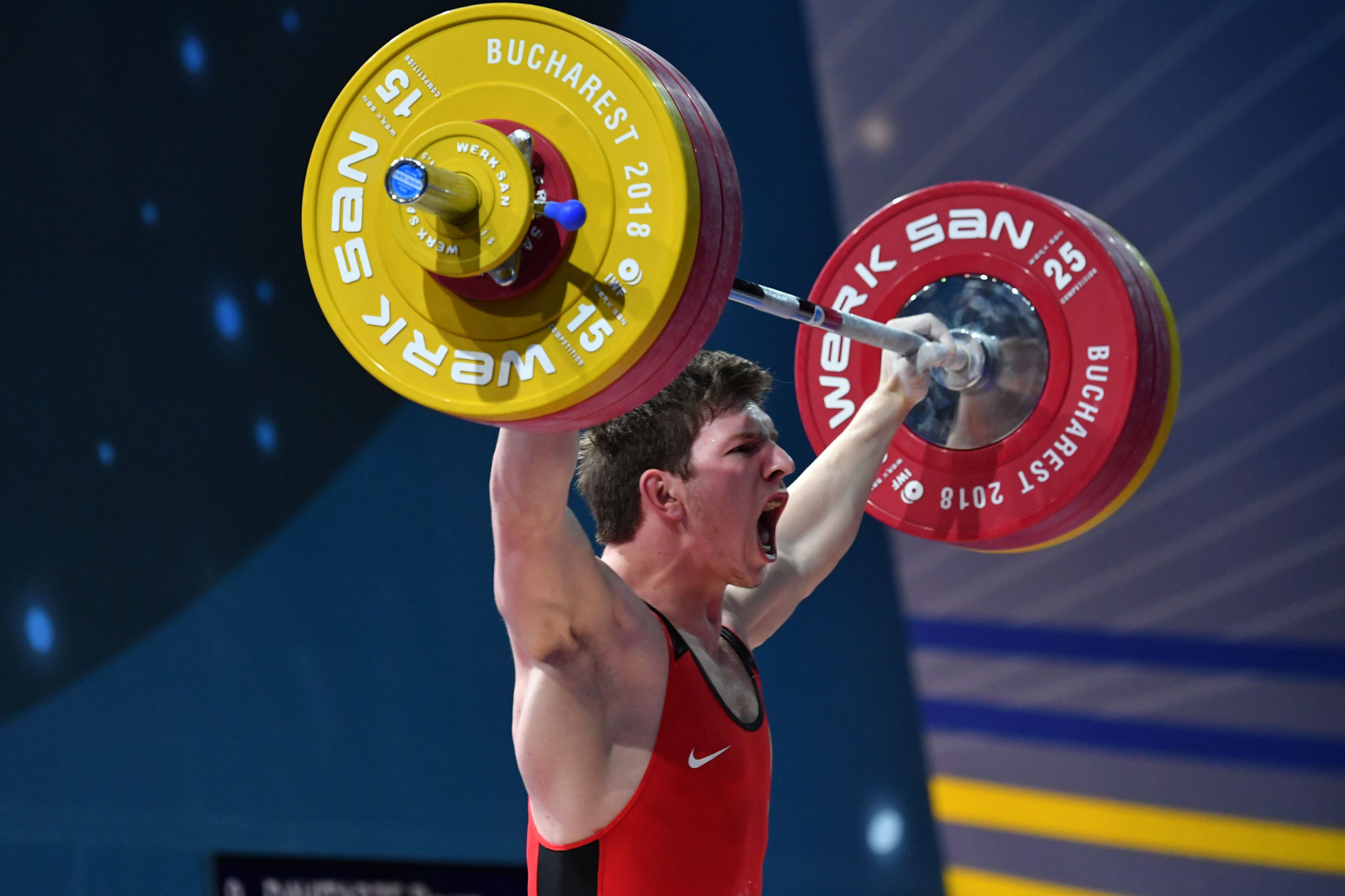 Georgia's Revaz Davitadze topped the men's 85kg podium ©Getty Images