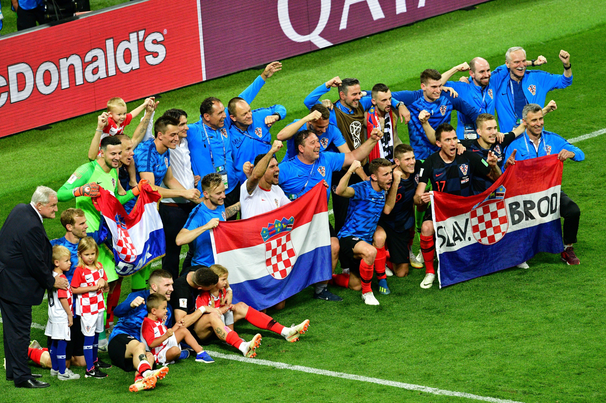 Croatia reach first FIFA World Cup final by beating England