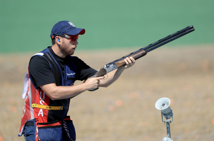 US double Olympic skeet champion Vincent Hancock is skipping the ISSF Shotgun World Cup in Tucson in order to prepare for the World Championships starting in South Korea on August 31 ©Getty Images  