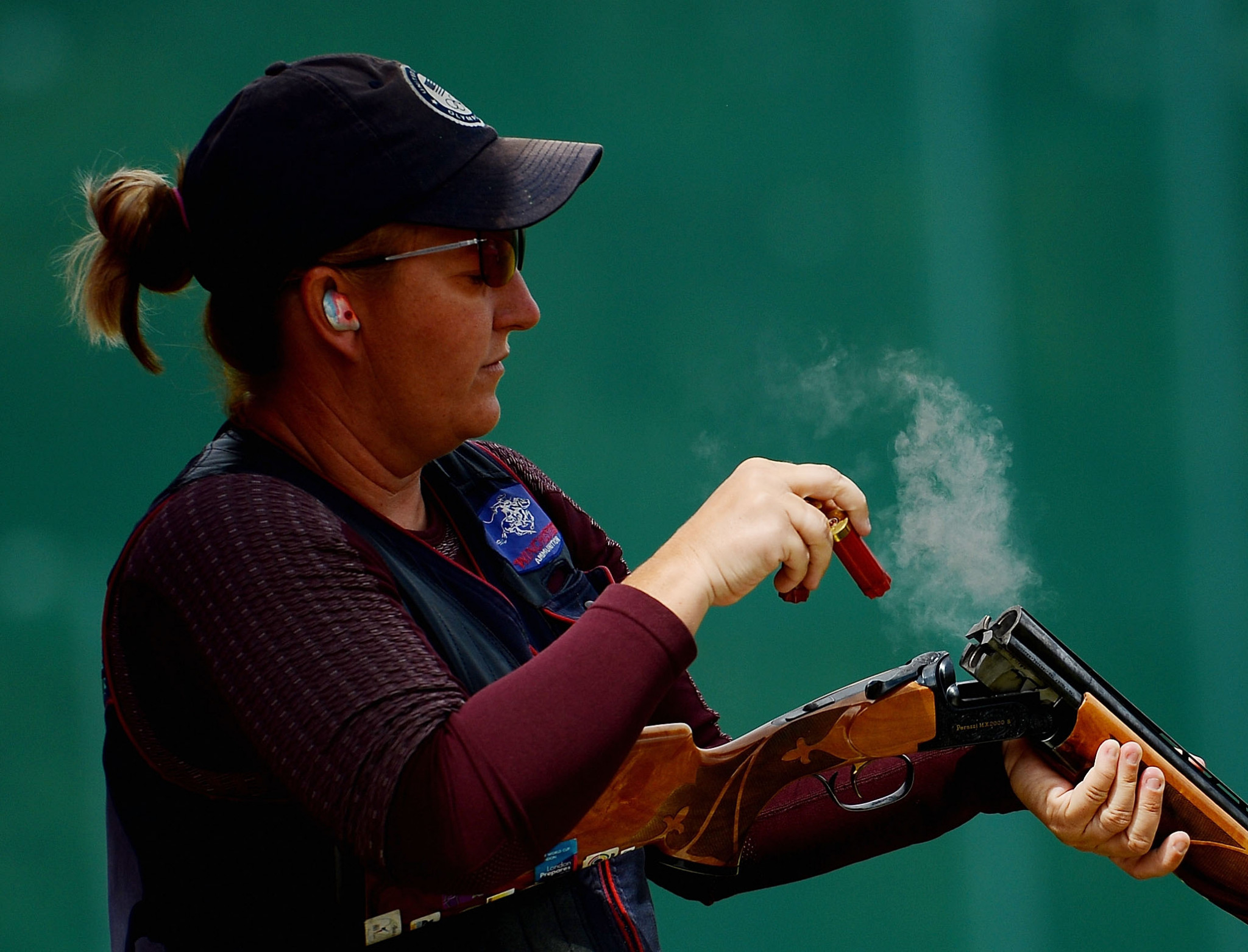 Kimberly Rhode won the women's skeet at the World Cup event in Tucson after a shoot-off ©Getty Images  