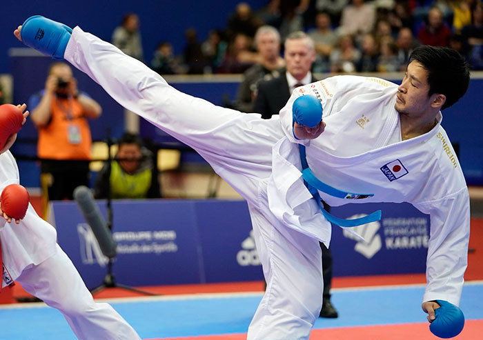 Japan are through to four of the 11 kumite finals ©WKF