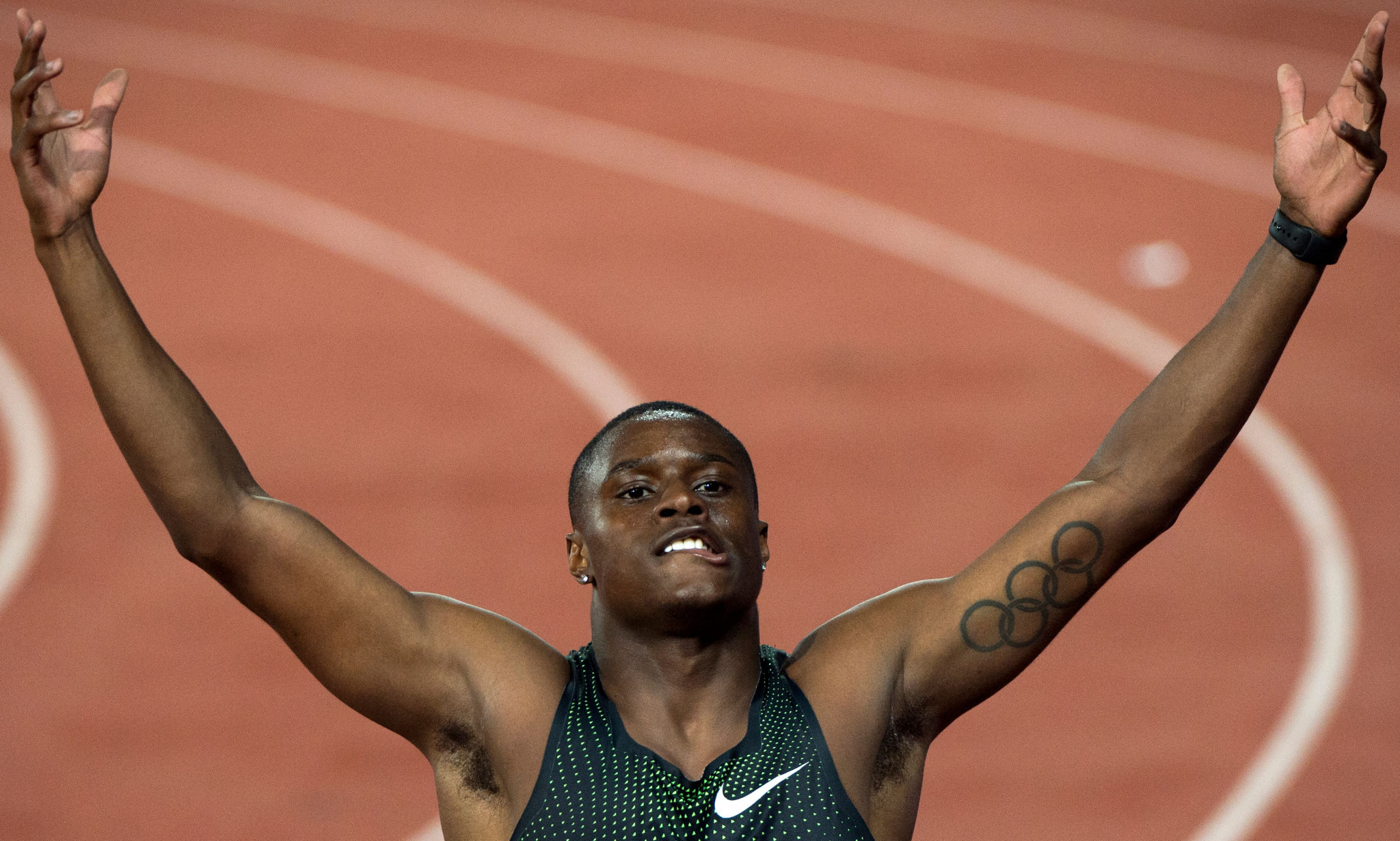 Christian Coleman rediscovers the winning feeling in the 100m at the IAAF Diamond League in Rabat ©Getty Images  