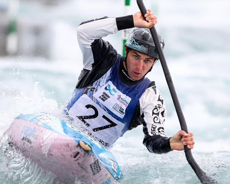 New Zealand's Michael Dawson posted the fastest time of the day ©ICF