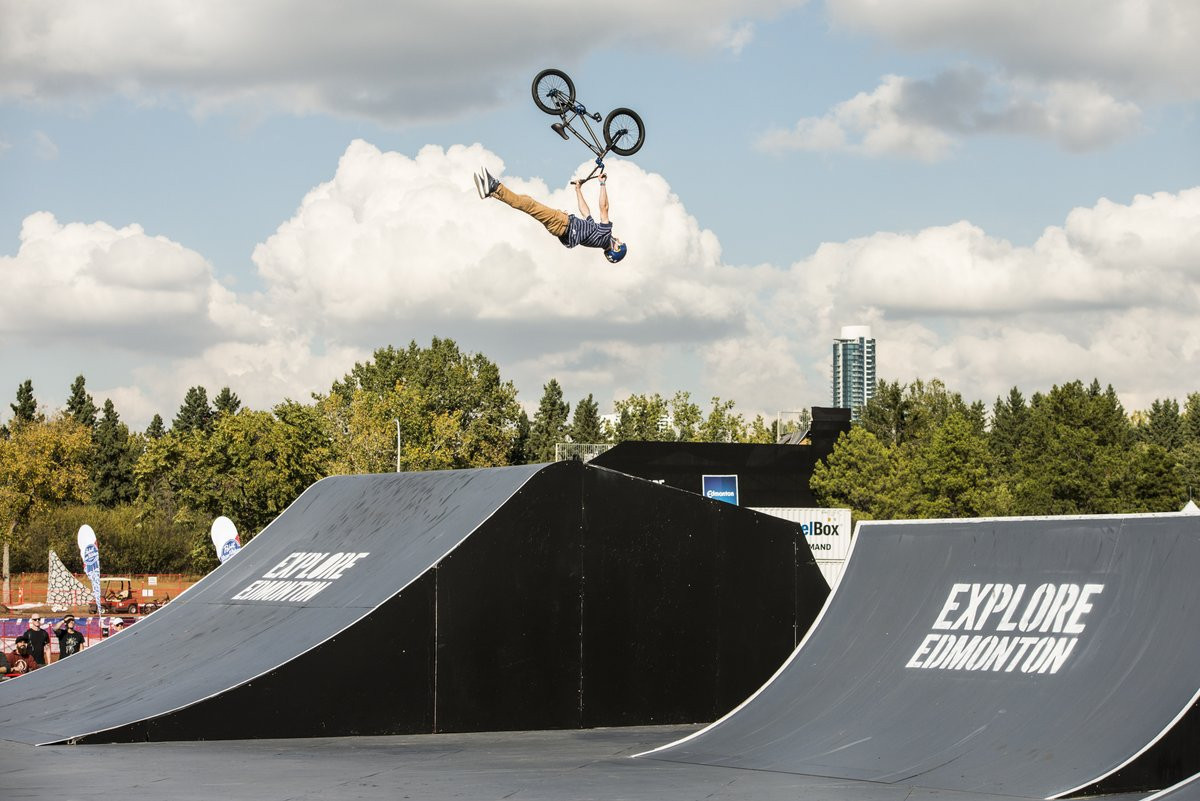 BMX competition took place on the first day in Edmonton ©UCI