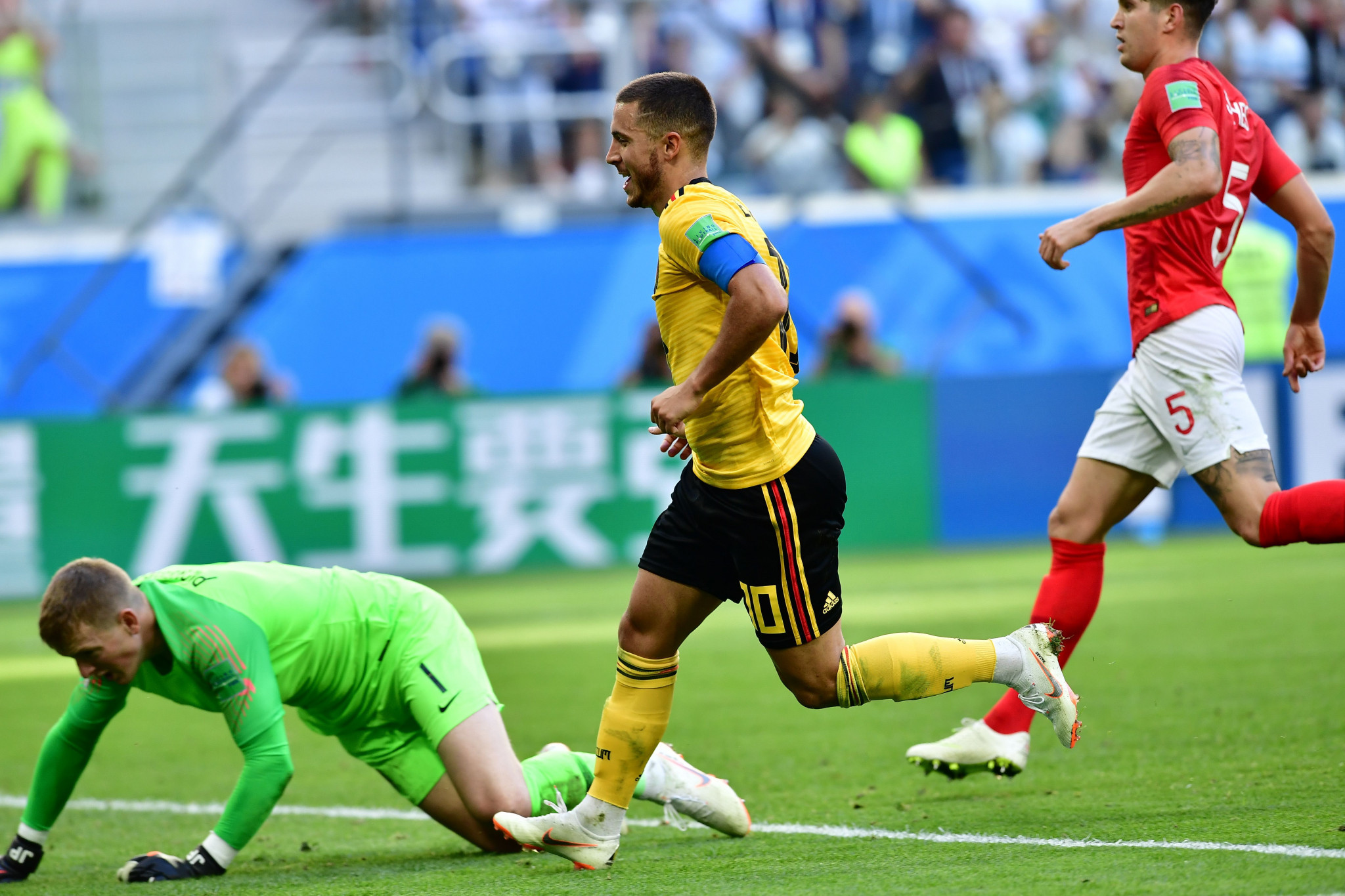 Belgian captain Eden Hazard scored their second goal ©Getty Images