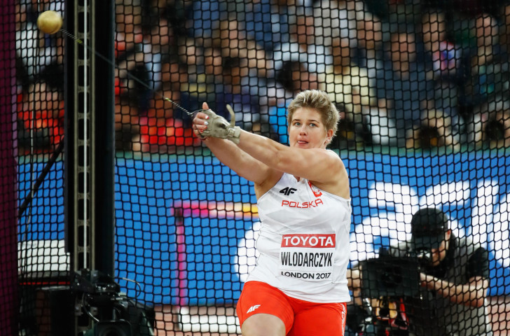 Poland's world and Olympic hammer throw champion Anita Wlodarczyk produced a 2018 world-leading effort of 78.74 metres to win her event at the inaugural Athletics World Cup in London's Olympic Stadium ©Getty Images  
