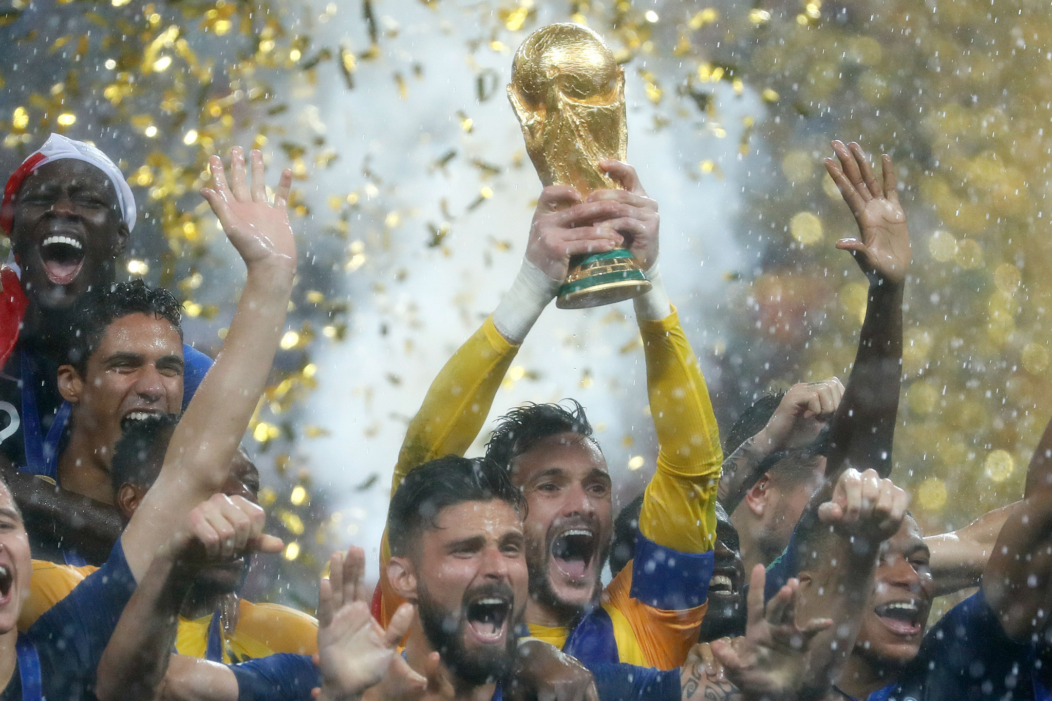 France celebrated their second World Cup title after beating Croatia ©Getty Images