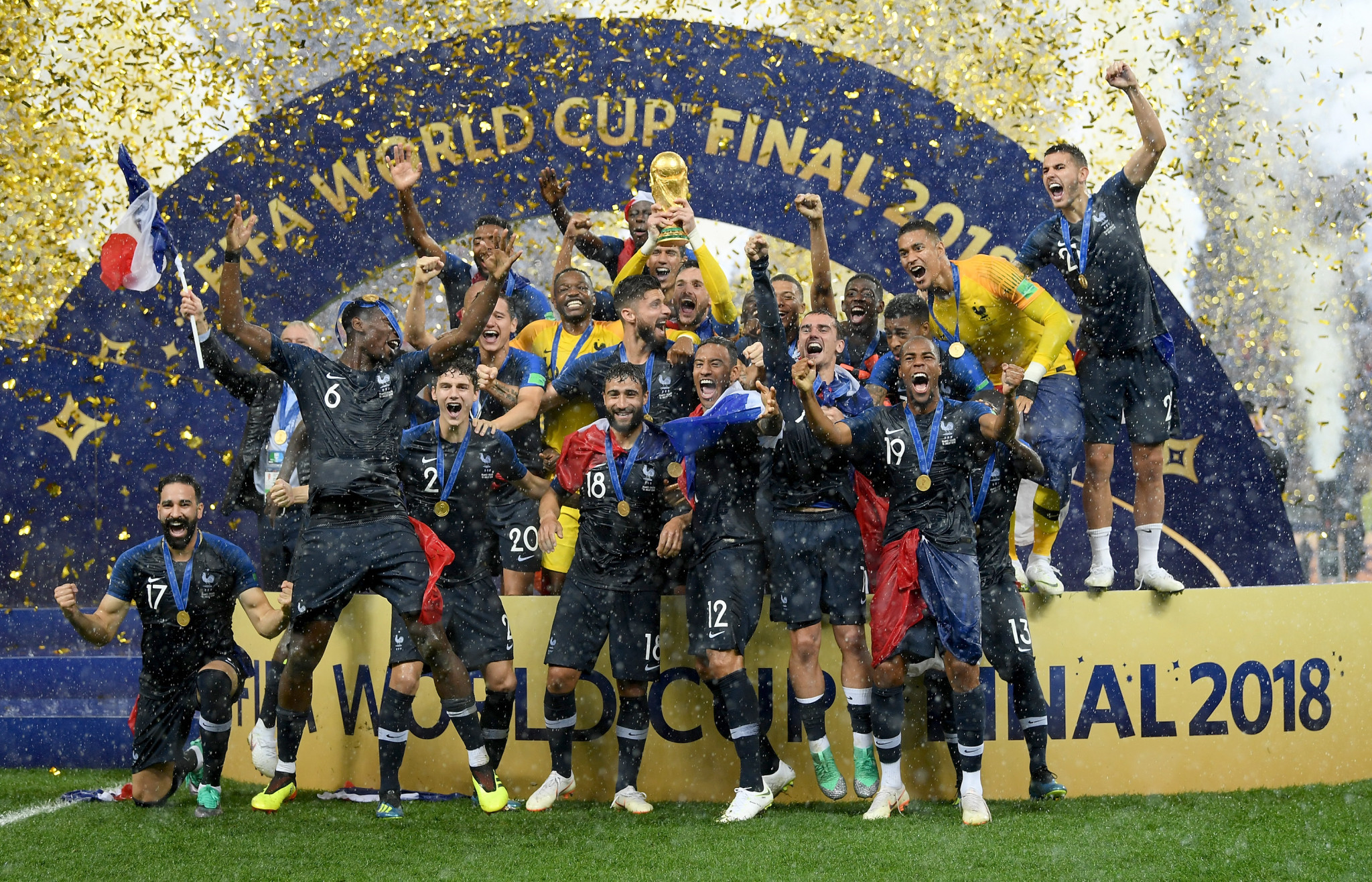 Goals, pitch invasions and celebrations as France clinch FIFA World Cup in Russia