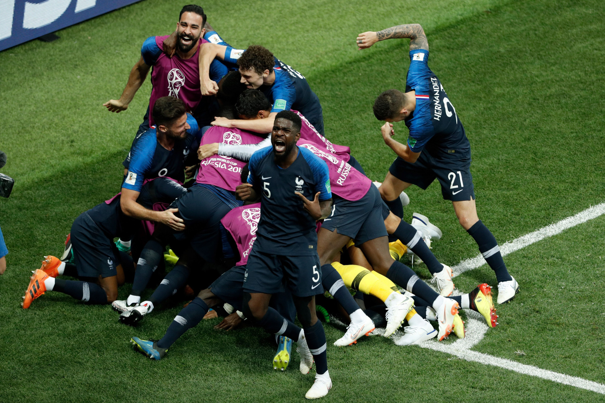 Goals from Paul Pogba and Kylian Mbappe saw France pull clear ©Getty Images