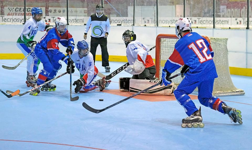 Defending champions United States continue perfect start to Inline Hockey World Championships
