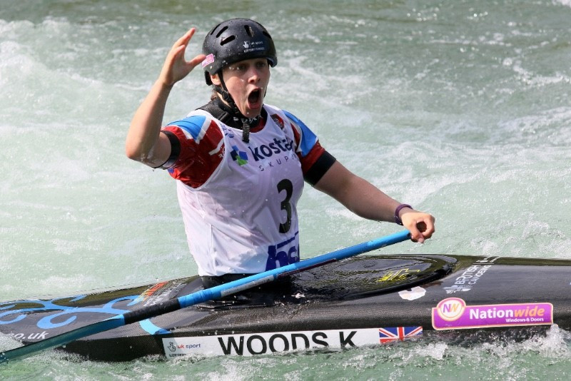 Britain's Kimberley Woods has won two European C1 titles but is yet to win a under-23 or junior world crown ©ICF