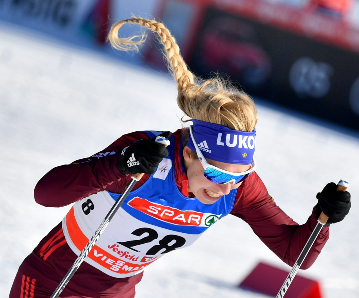 Russian cross-country skier set to have four-year ban halved because it is against rules