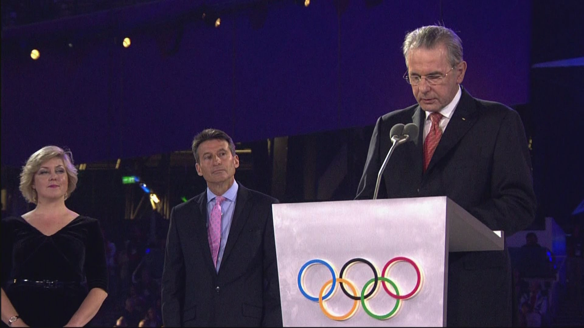 IOC President Jacques Rogge resisted the temptation to declare London 2012 the 