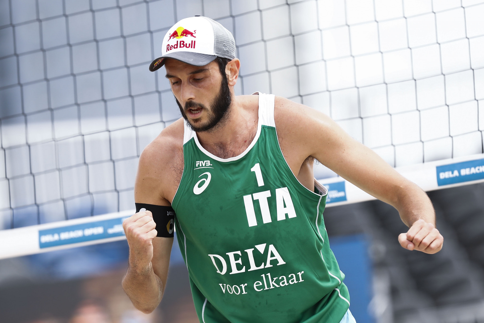 Paolo Nicolai and Daniele Lupo began their title defence at the Beach Volleyball European Championships with a victory ©Getty Images
