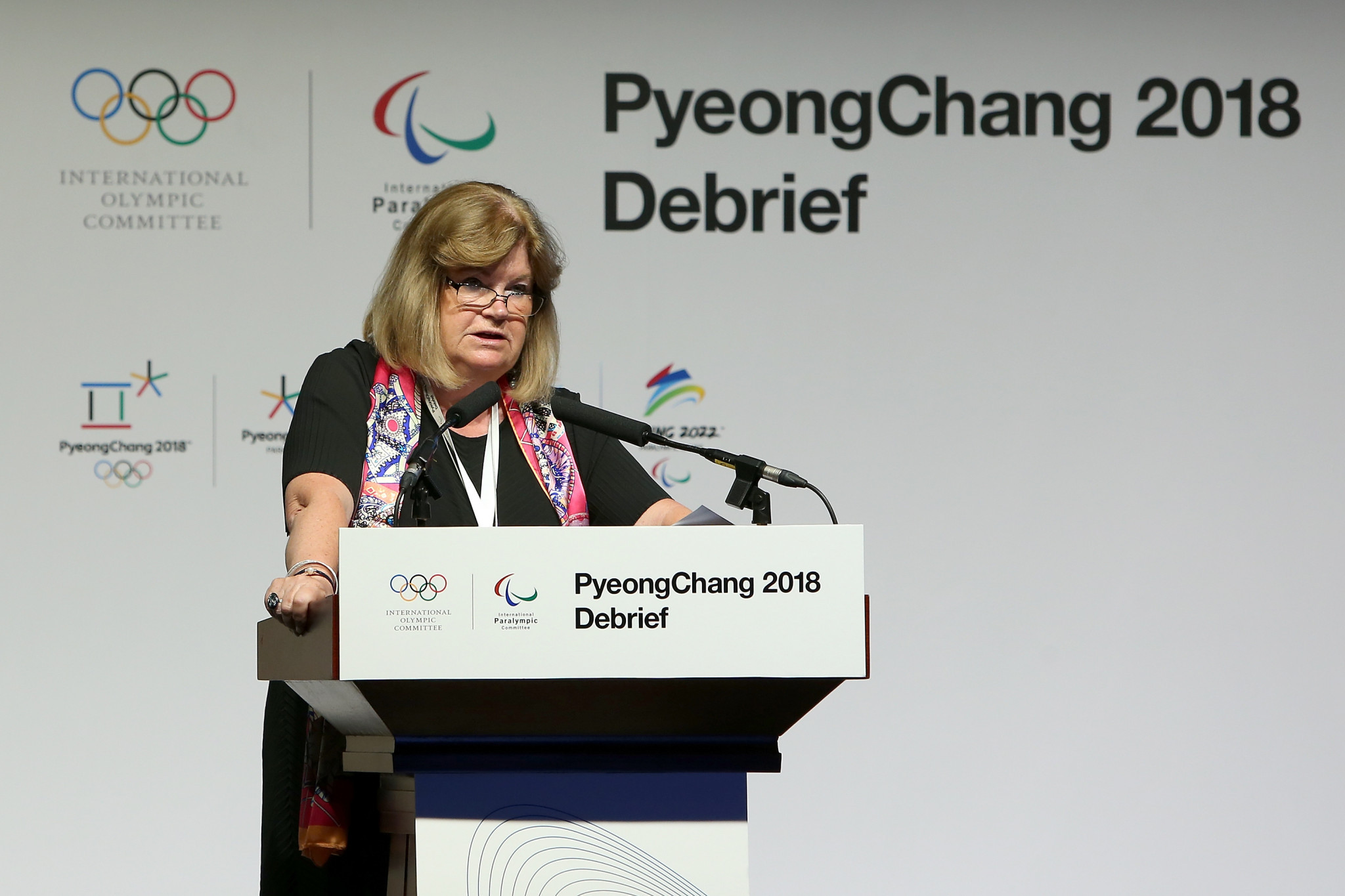 Claim that Pyeongchang 2018 had generated a multi-million dollar surplus two years after facing a multi-million dollar deficit came at the Pyeongchang 2018 debrief in Beijing last month ©Getty Images