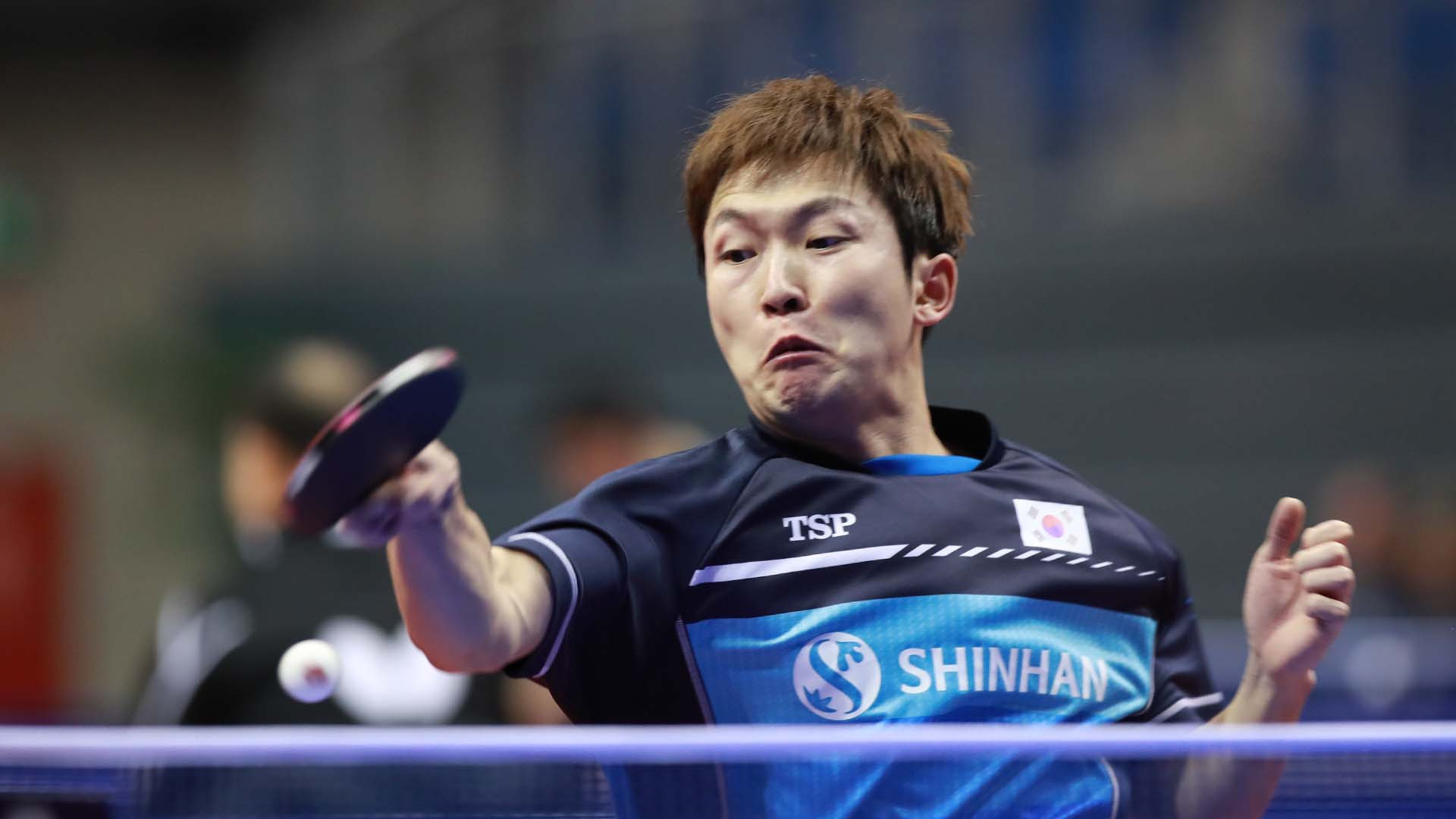 South Korea's Jeong Sangeun has suffered a shock defeat on home soil in qualifying for the Korea Open ©ITTF