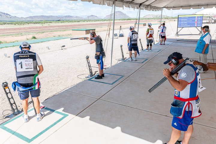 The final saw the two Italian shooters go head-to-head ©ISSF