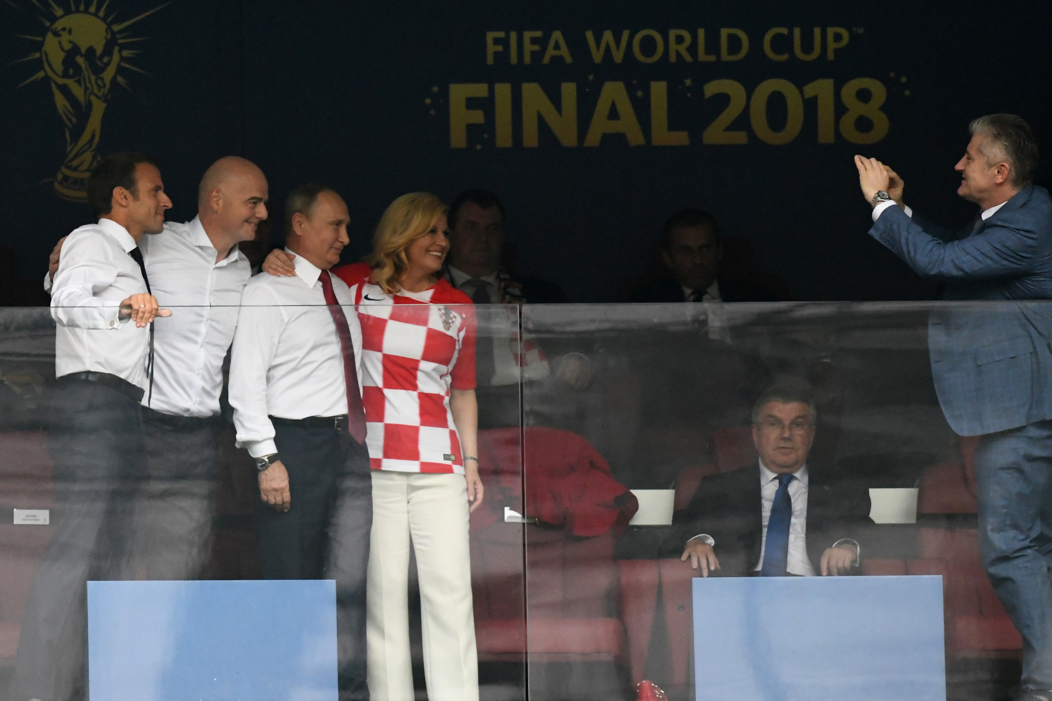 Gianni Infantino has been mixing with the world's leaders during the FIFA World Cup in Russia ©Getty Images