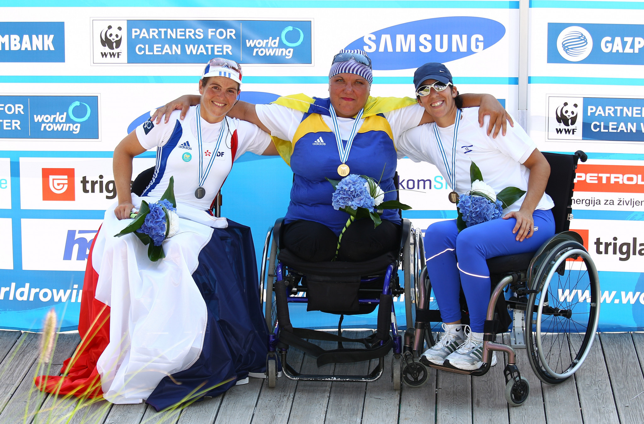 Moren Samuel, right, has been named on the IPC's Classification Committee ©Getty Images