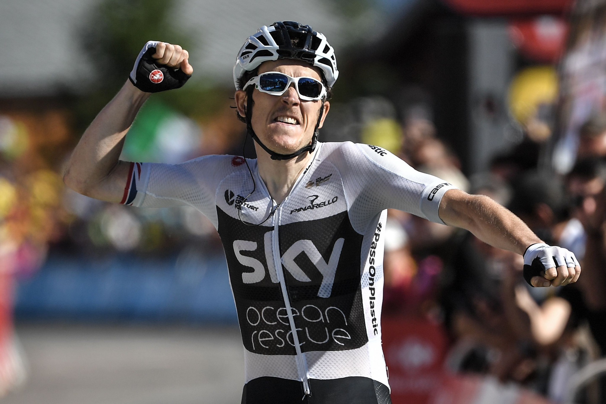 Geraint Thomas moved into the race lead by winning stage 11 ©Getty Images