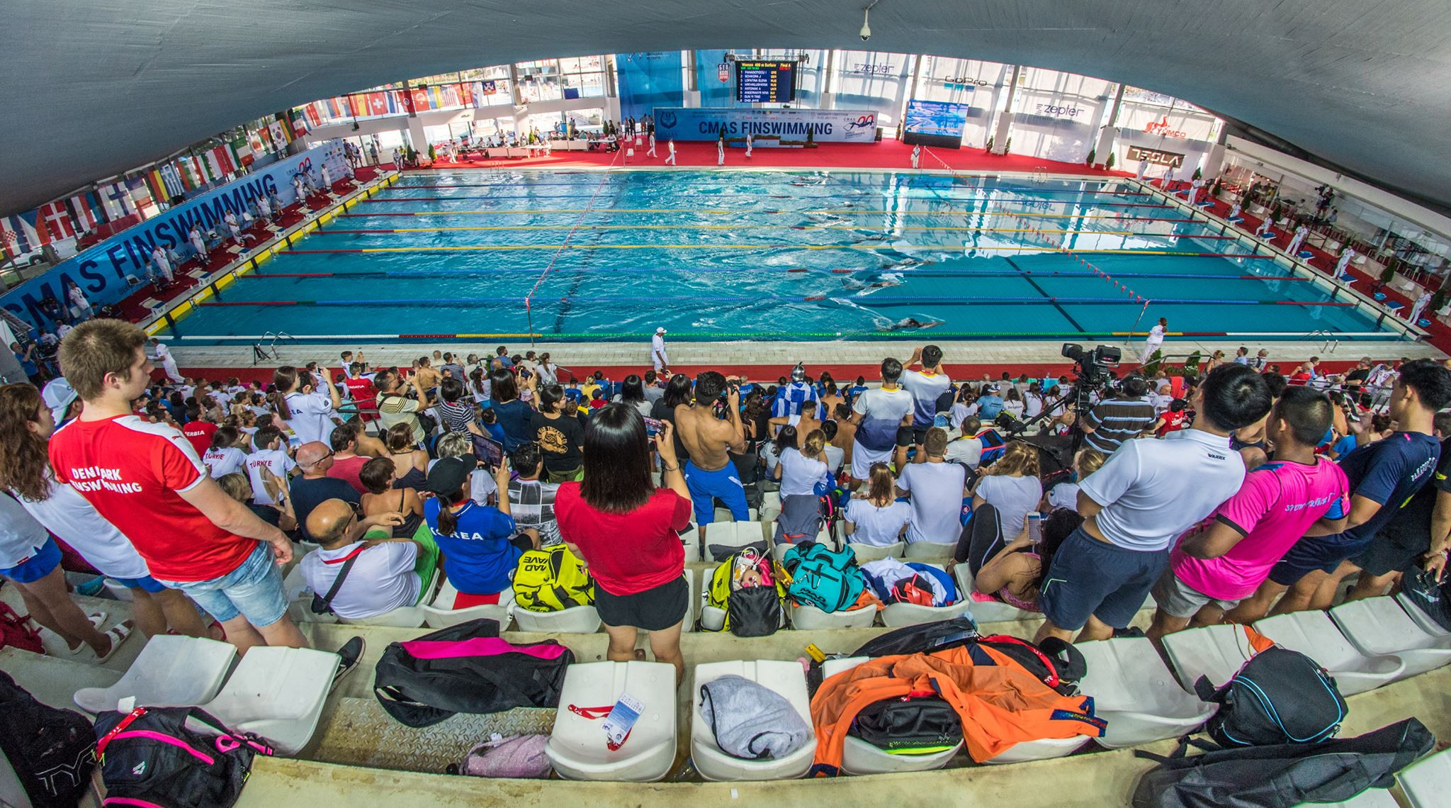 The World Underwater Federation World Finswimming Championships continued in Belgrade ©CMAS