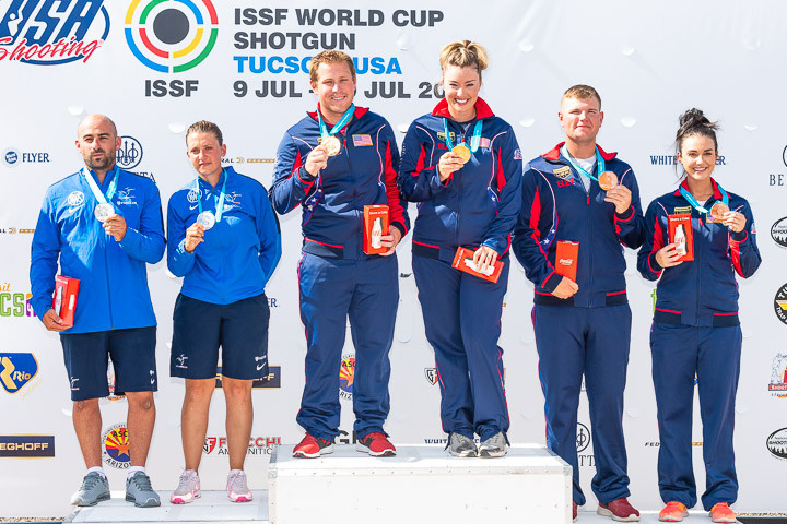 The United States claimed gold and bronze as the World Cup season came to an end ©ISSF