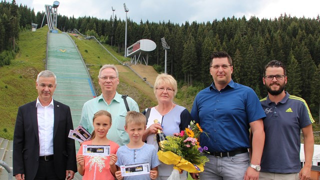 Klingenthal's Vogtland Arena has received its one millionth visitor ©Local OC/FIS